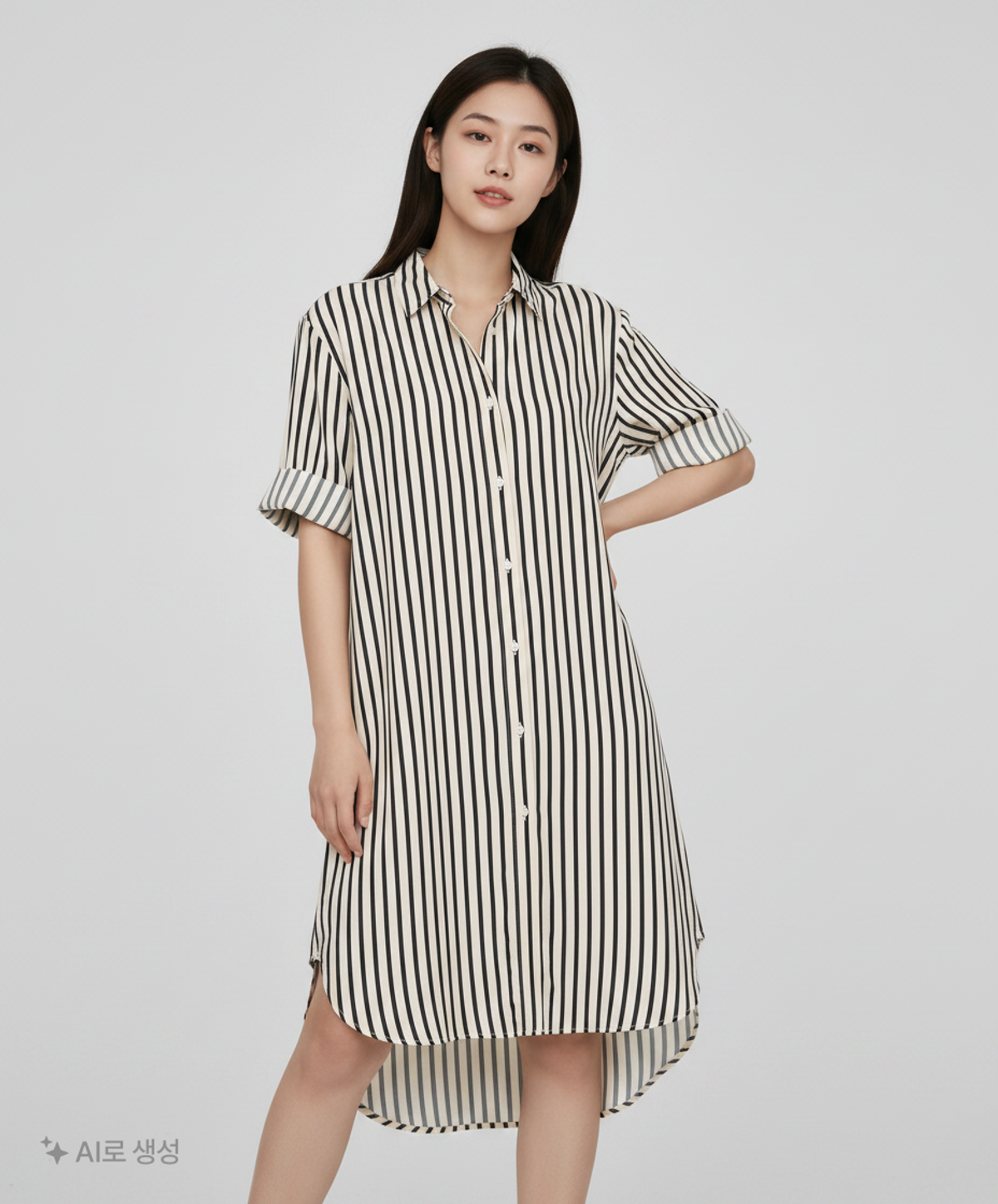 아르켓(Arket) 미디 원피스 38T