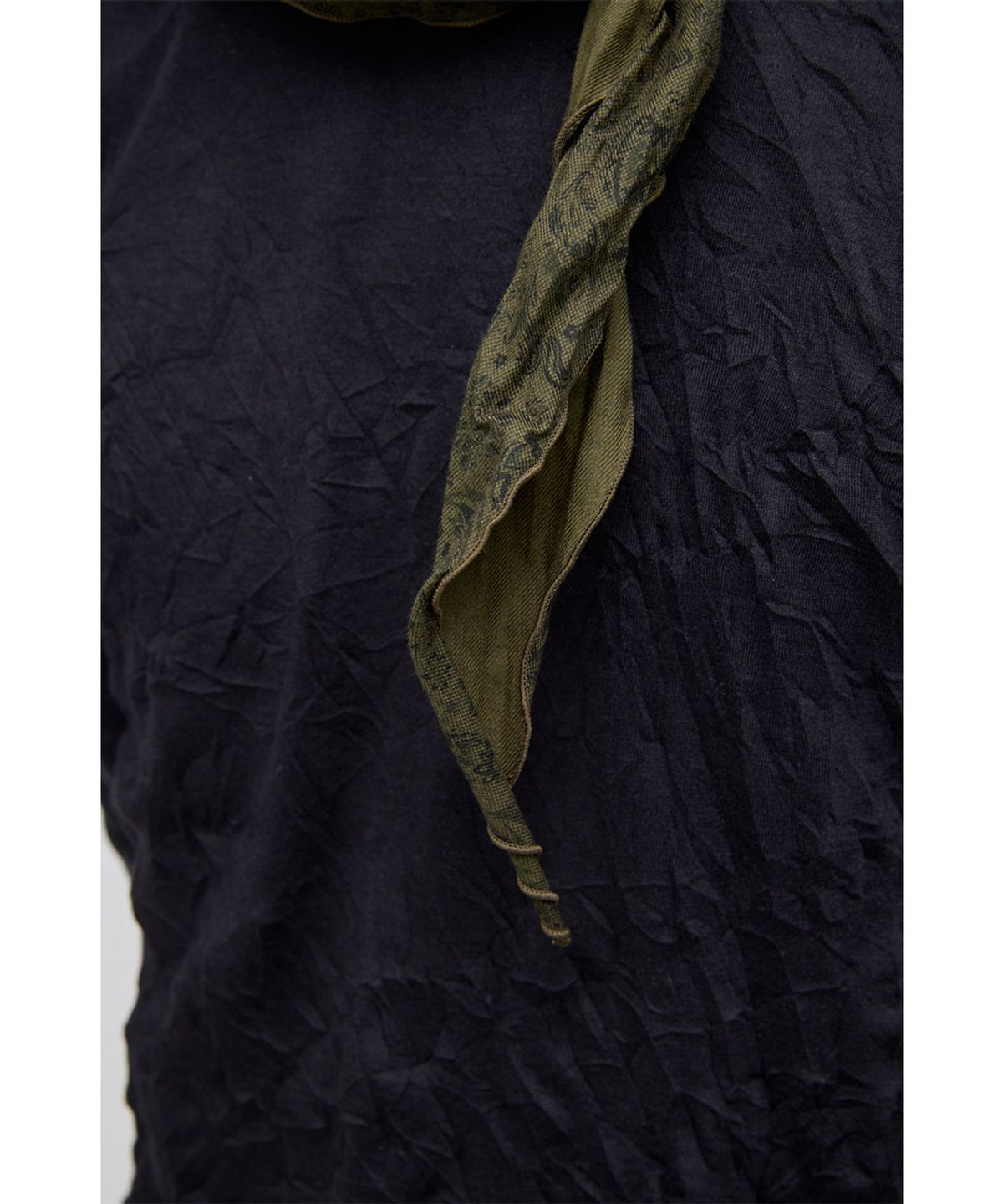 해칭룸(HATCHINGROOM) Diamond Scarf Floral Paisley Khaki