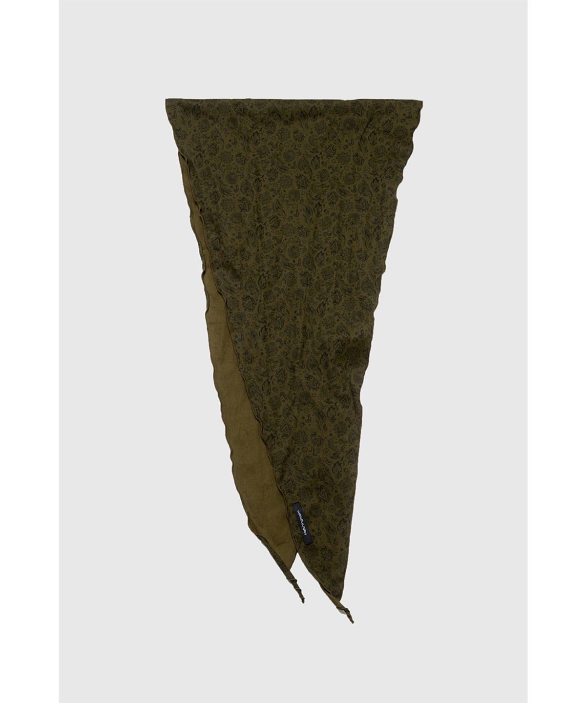 해칭룸(HATCHINGROOM) Diamond Scarf Floral Paisley Khaki