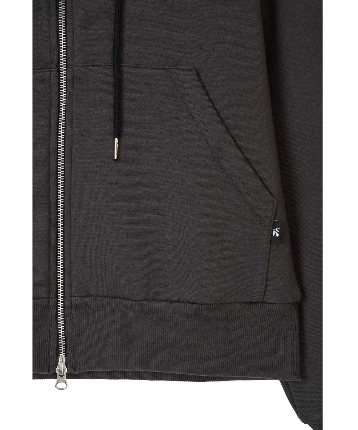 유쓰배쓰(YOUTHBATH) YB x Motka Toggle Button Hood Zip-Up_Charcoal