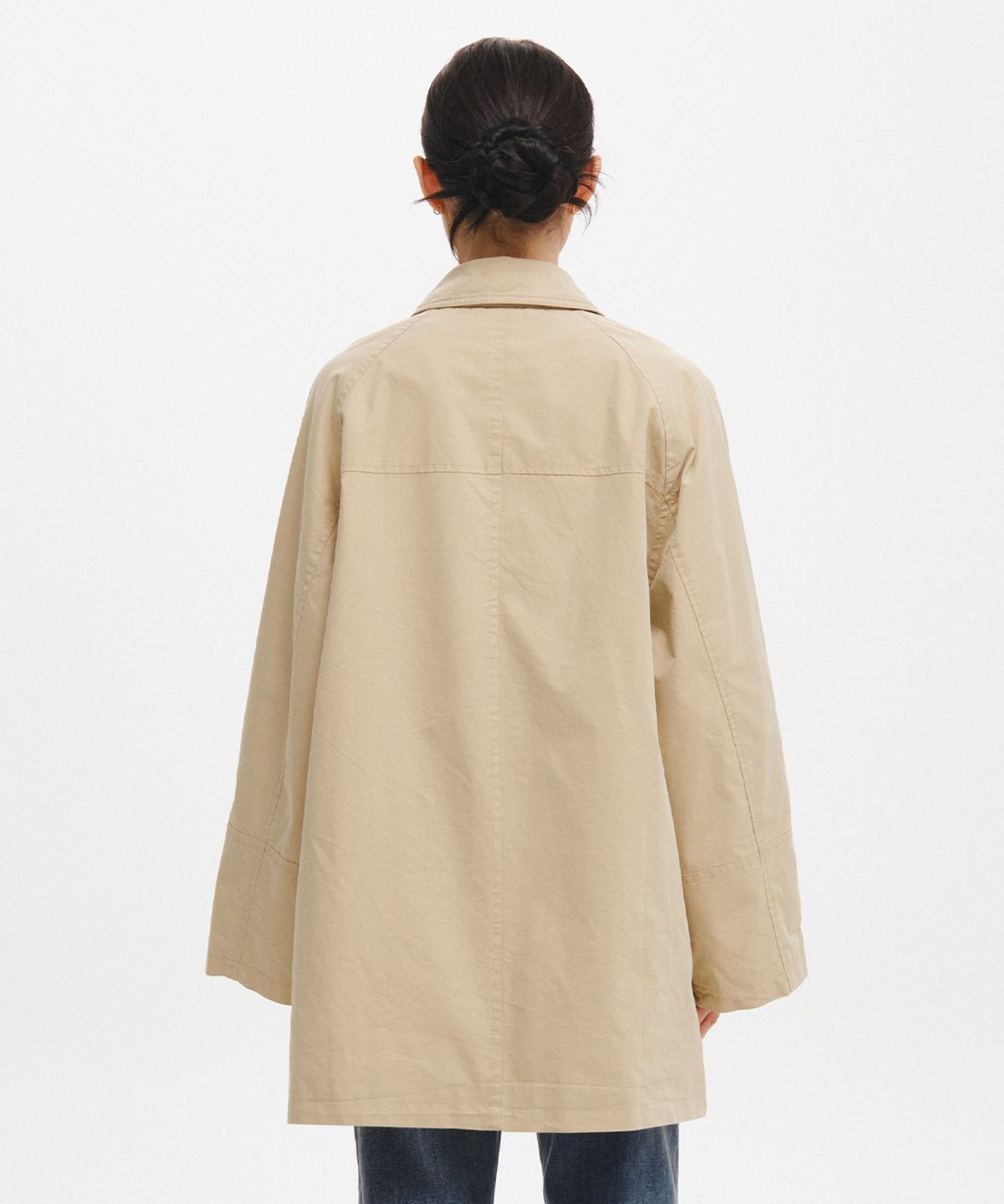제너럴아이디어(GENERALIDEA) [은영 PICK] 링클 사파리 하프 자켓 [BEIGE] / GF1LJK514