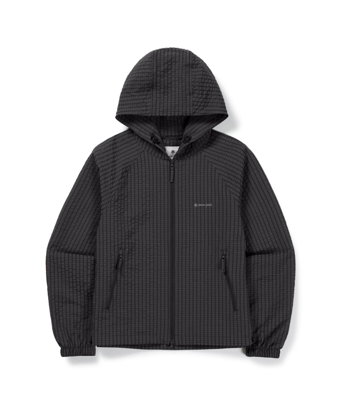 스노우피크 어패럴(SNOWPEAK APPAREL) 체크 시어서커 여성 자켓 (S26FWFJK09) Dark Charcoal
