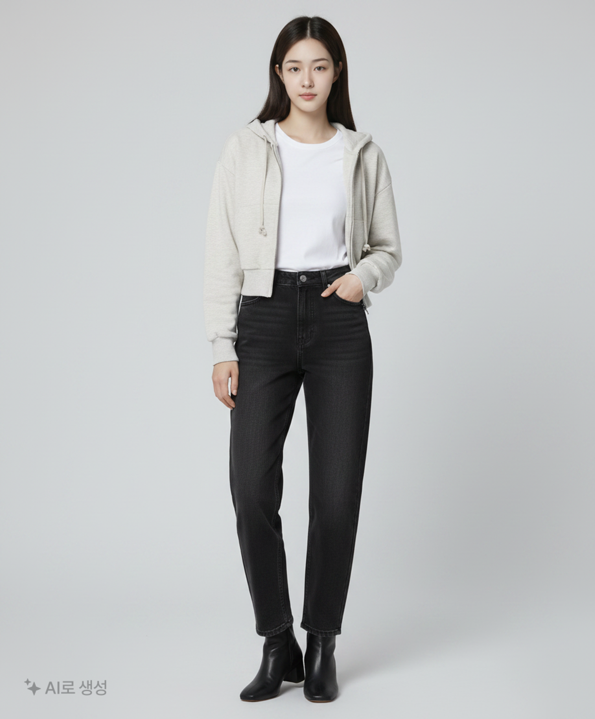 토피(TOFFEE) 후드 집업 OS