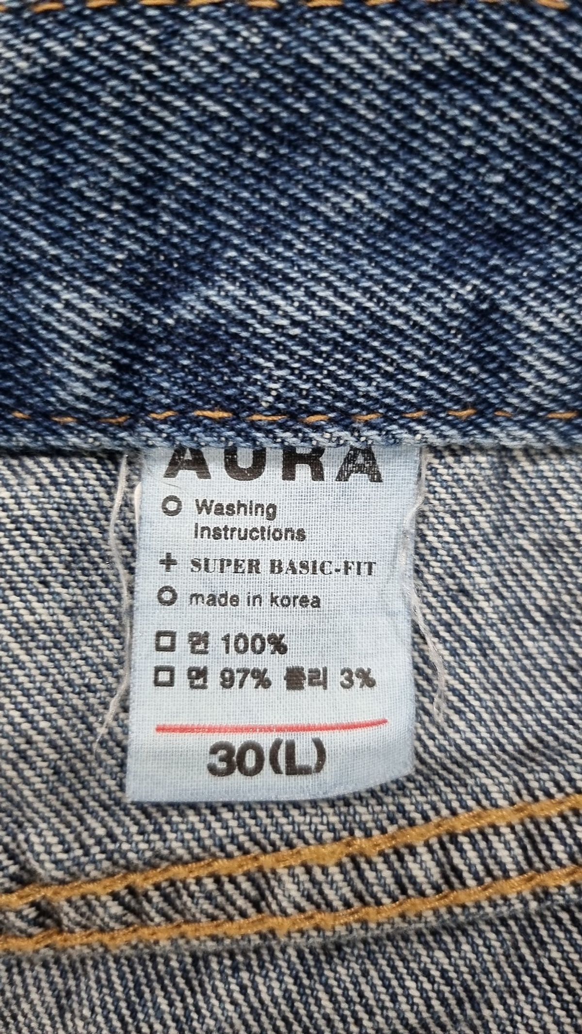 아우라 데님(Aura Denim) 미니스커트 30(L)