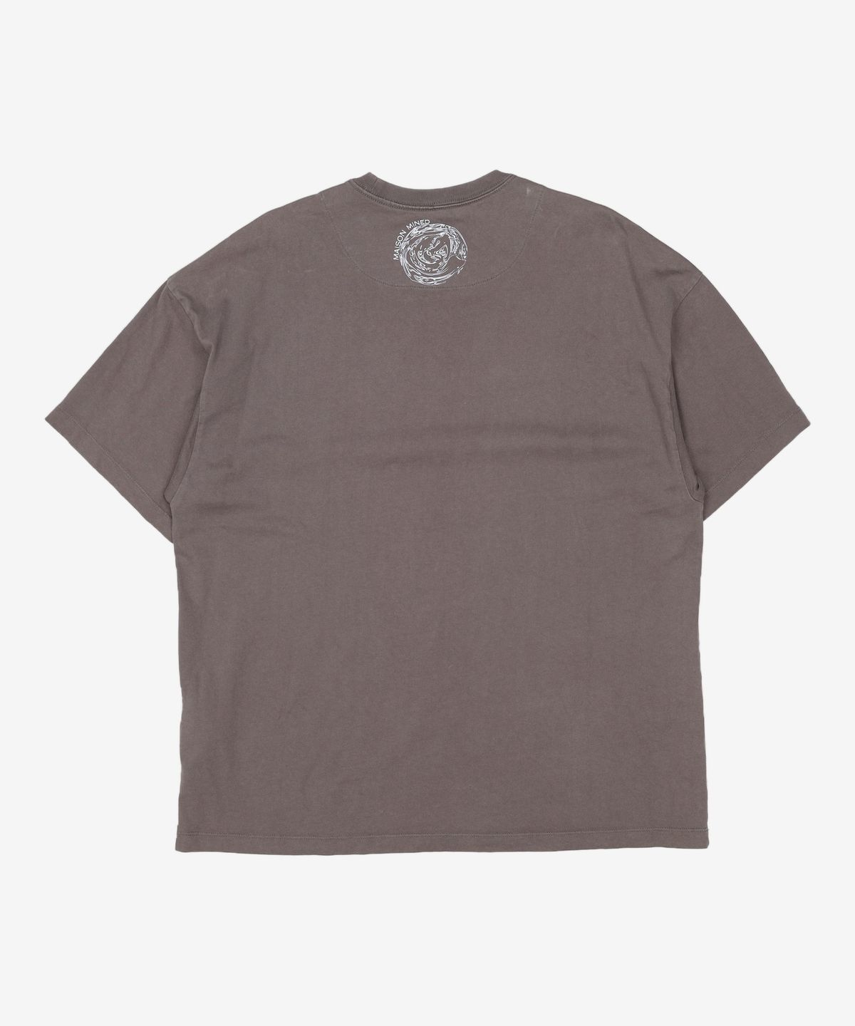 메종미네드(MAISON MINED) FLOW IMAGERY HALF SLEEVE CHARCOAL L