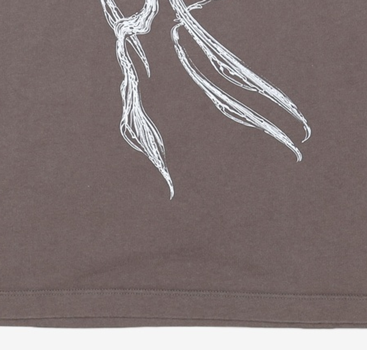 메종미네드(MAISON MINED) FLOW IMAGERY HALF SLEEVE CHARCOAL L