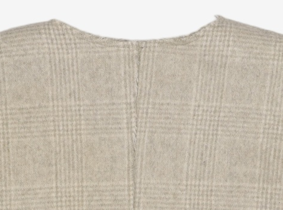제이청(J.CHUNG) Roxy Square Neck Short Jacket_Light Gray Check ONE