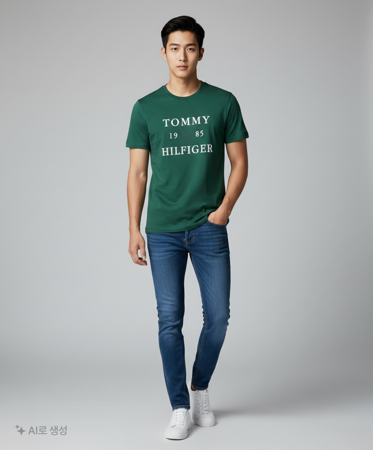타미힐피거(TOMMY HILFIGER) 반소매 티셔츠 L