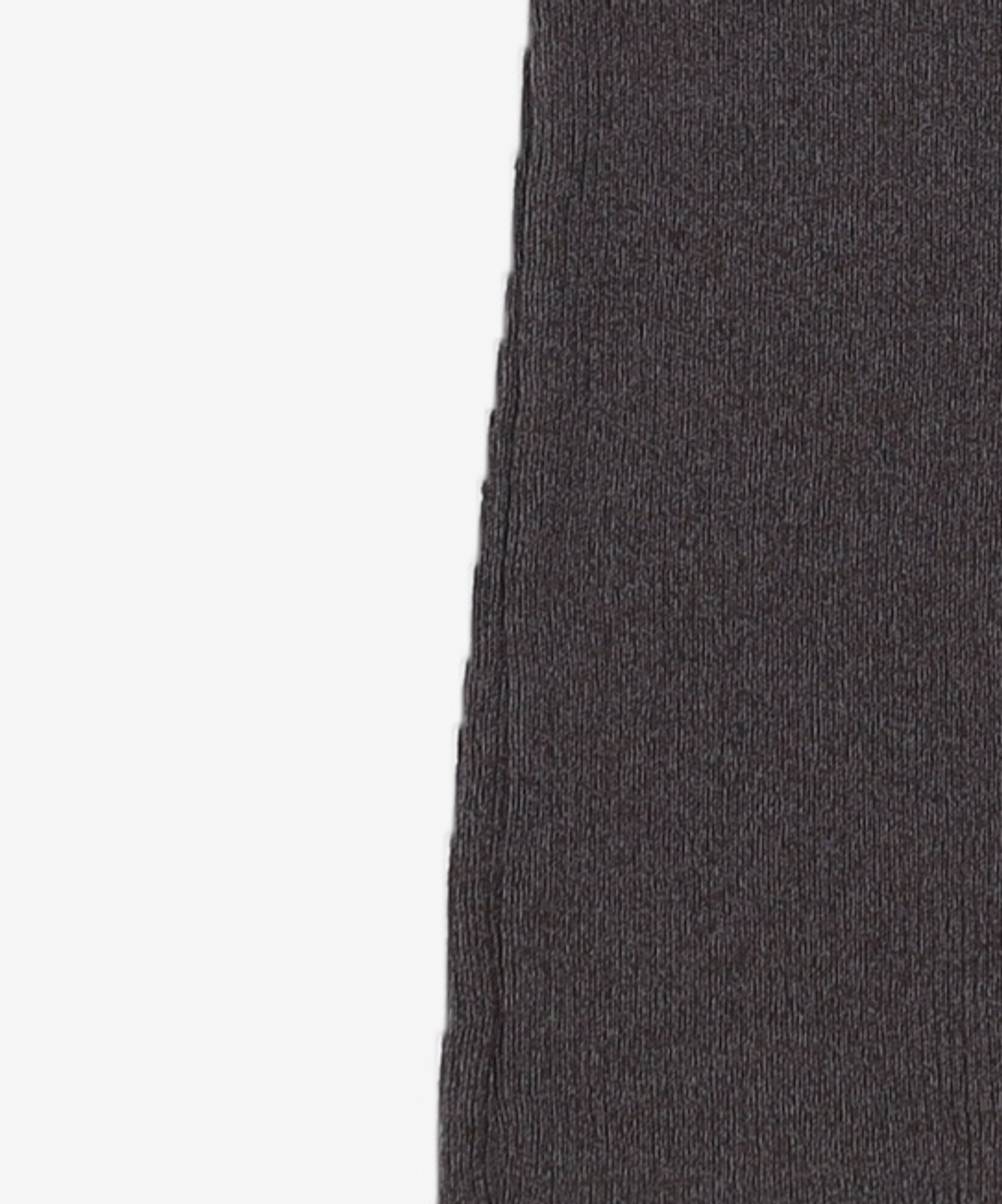 애프터아워즈(AFTERHOURS) BACK SLIT COLLAR KNIT TOP (CHARCOAL) XS