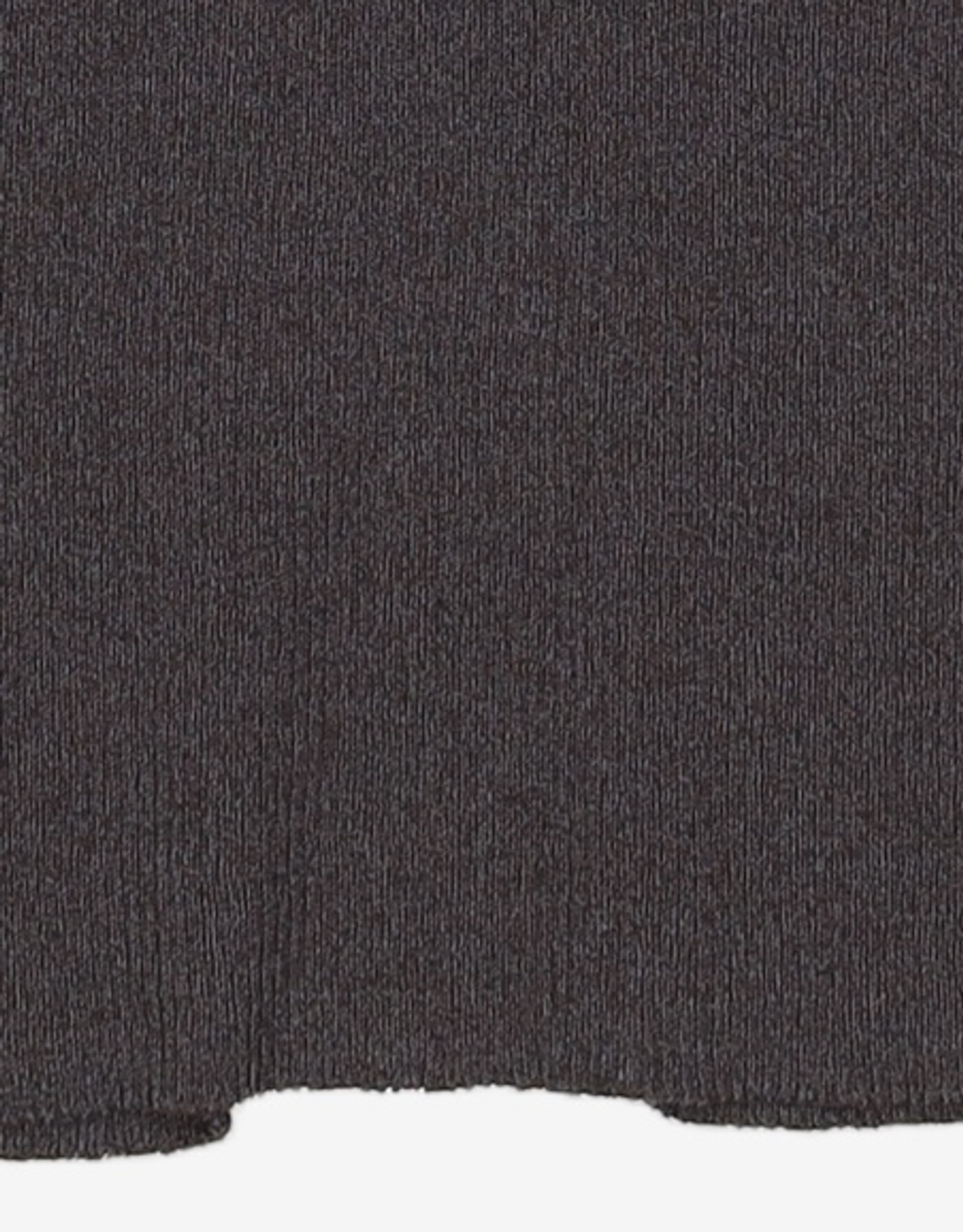 애프터아워즈(AFTERHOURS) BACK SLIT COLLAR KNIT TOP (CHARCOAL) XS