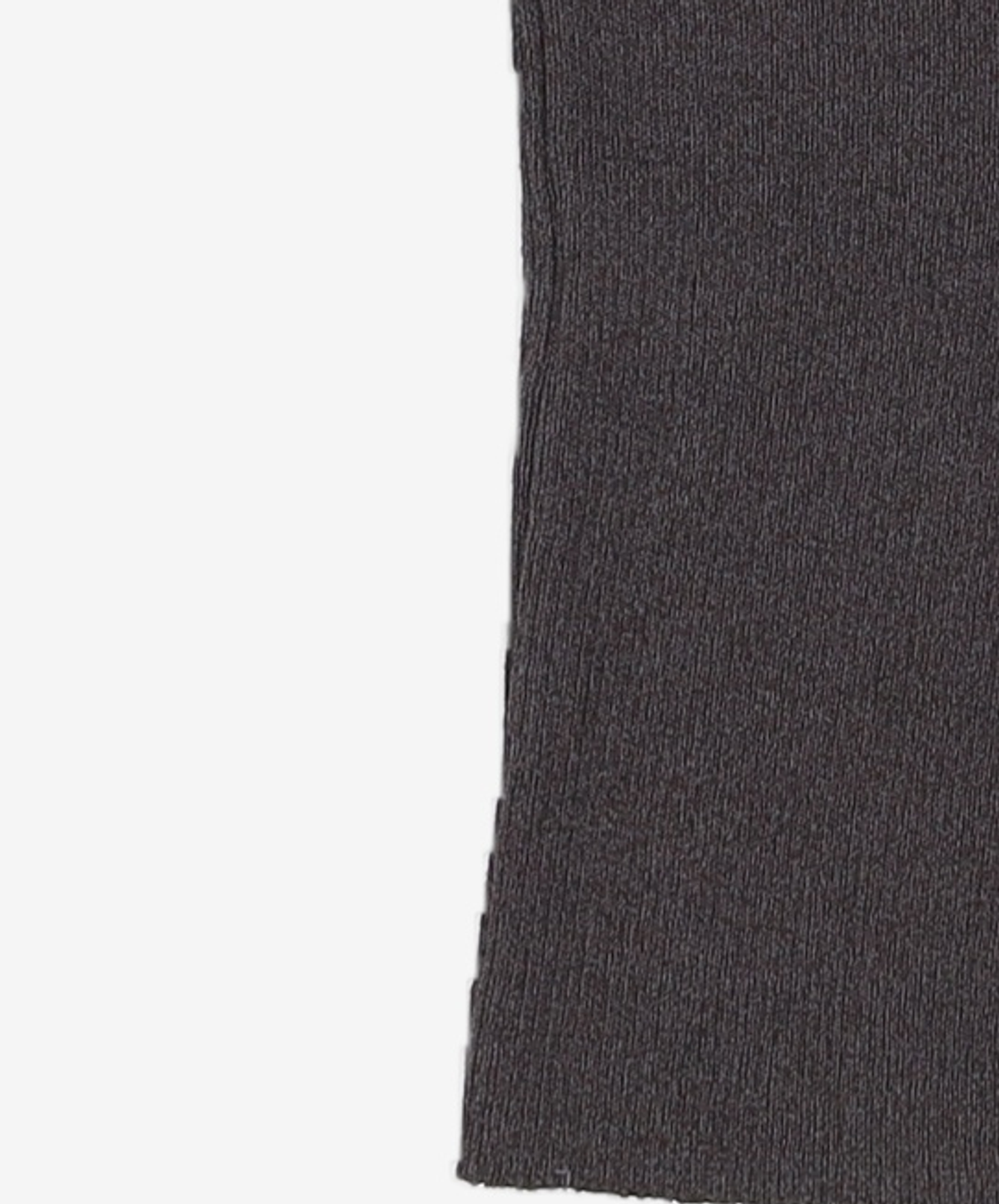 애프터아워즈(AFTERHOURS) BACK SLIT COLLAR KNIT TOP (CHARCOAL) XS