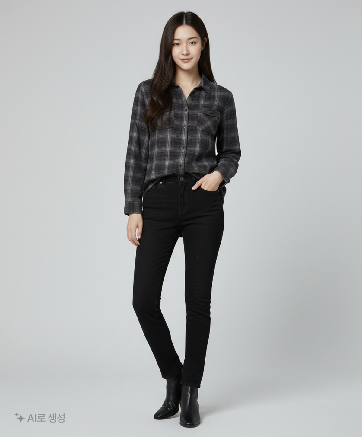 유니클로(UNIQLO) 캐주얼 셔츠 L