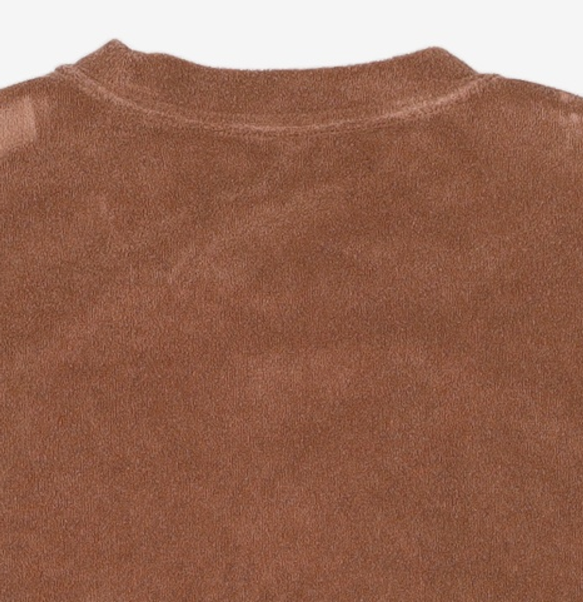 마리떼 프랑소와 저버(MARITHÉ + FRANҪOIS GIRBAUD) CLASSIC LOGO TERRY TEE brown L