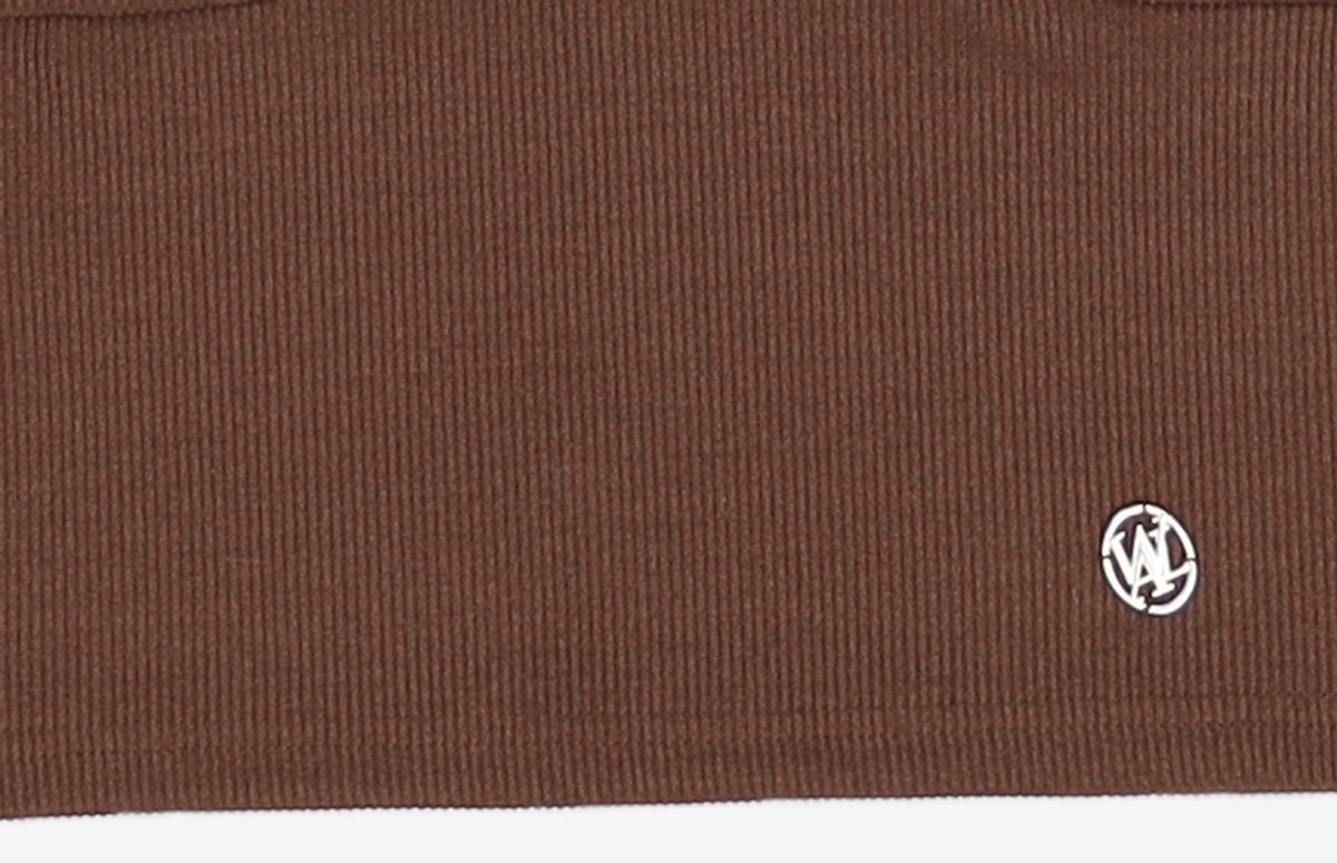 우알롱(WOOALONG) Layered sleeveless - BROWN S