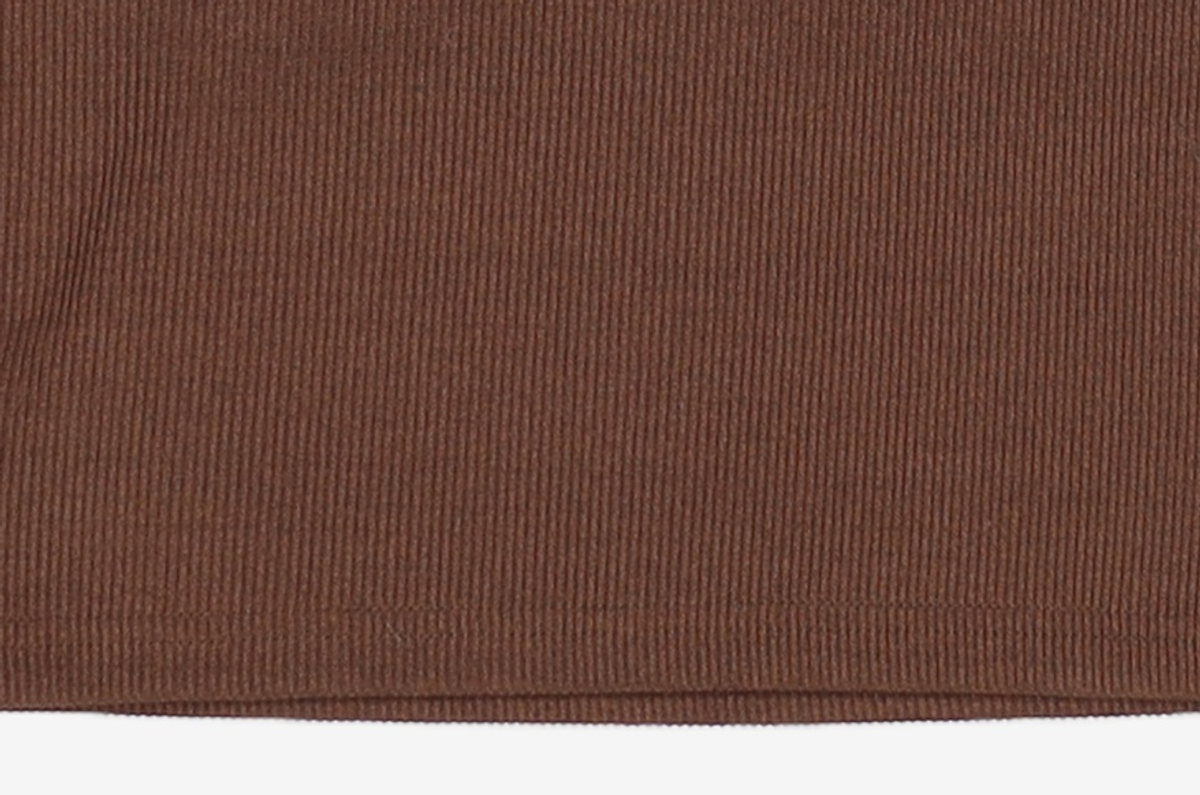 우알롱(WOOALONG) Layered sleeveless - BROWN S