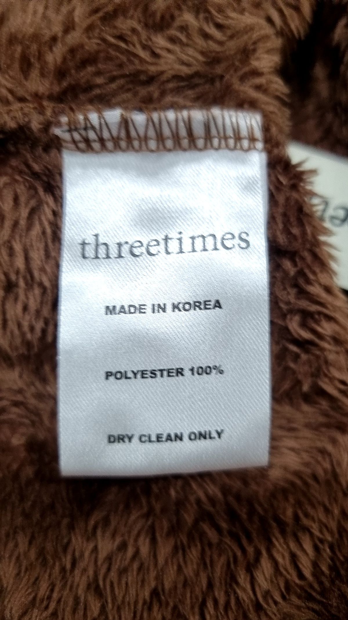 쓰리타임즈(THREETIMES) 기타 상의 XS