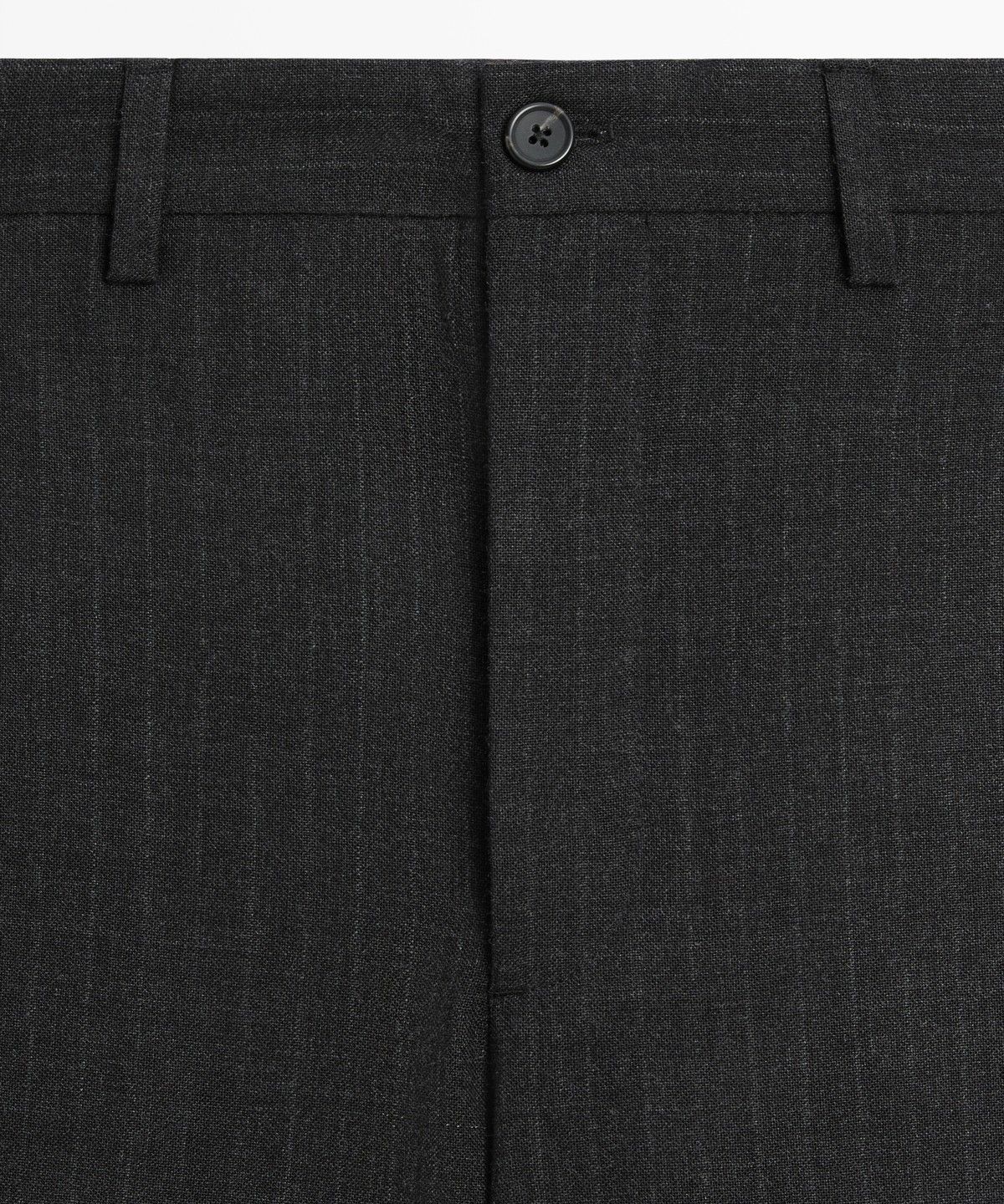 마시모두띠(MASSIMO DUTTI) 100% 울 스트라이프 릴랙스 핏 팬츠