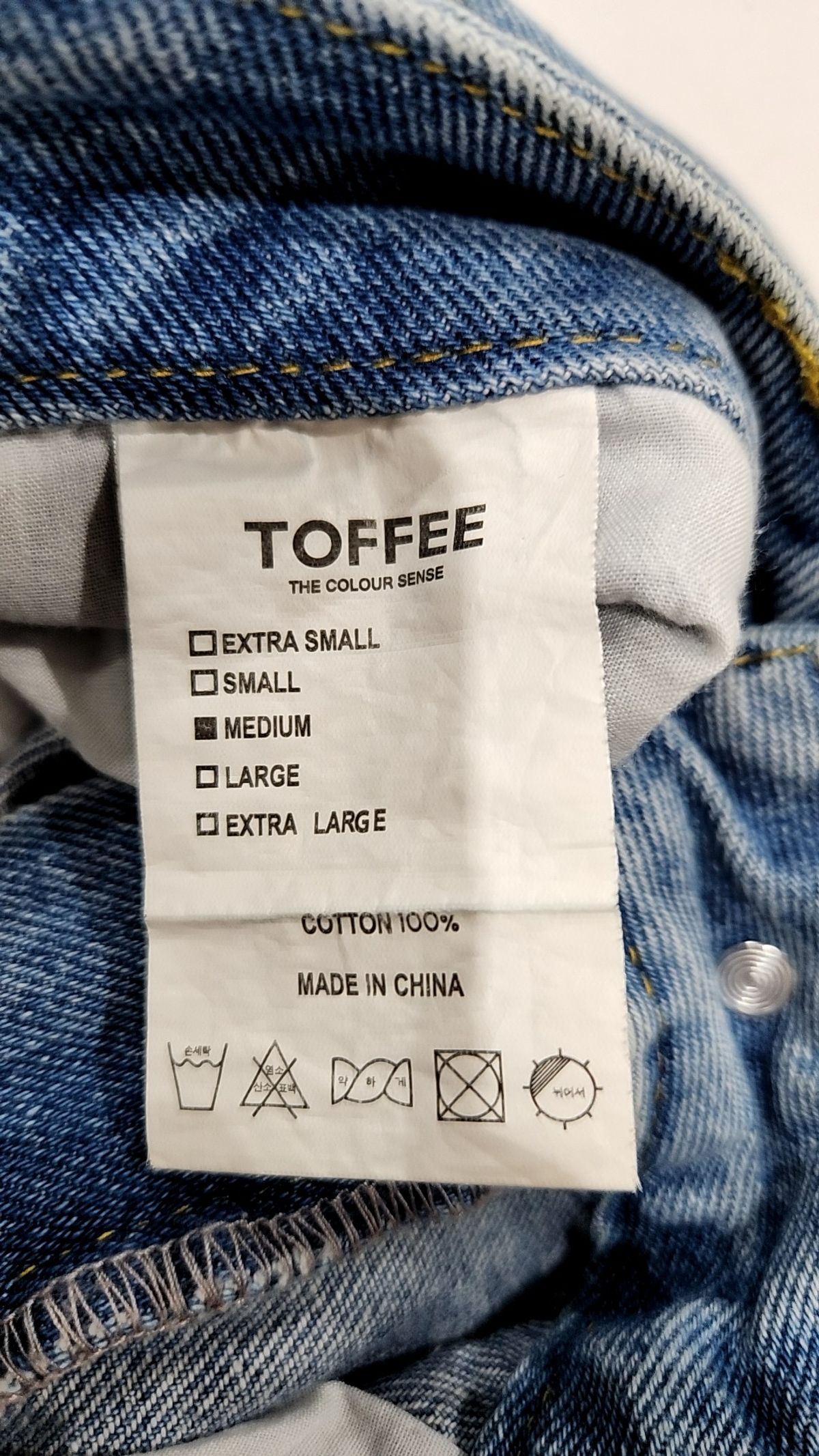 토피(TOFFEE) 청/데님 팬츠 M
