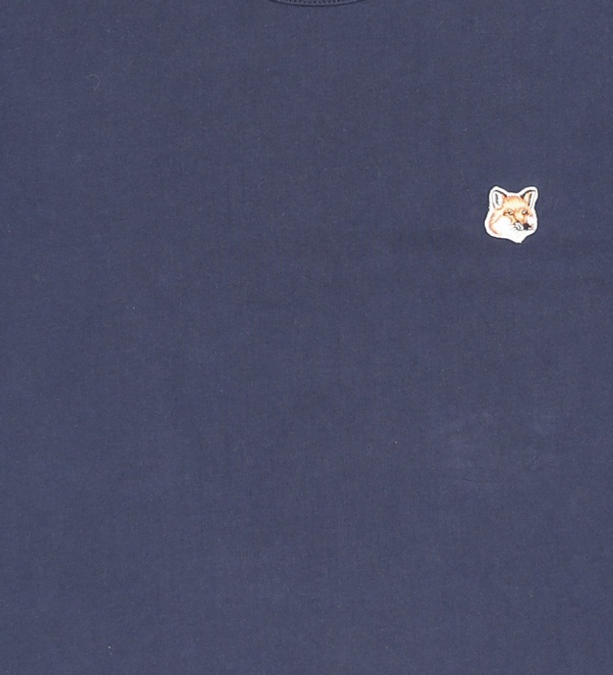 메종 키츠네(MAISON KITSUNE) 폭스헤드 반팔 티셔츠 AM00103KJ0008 P480 NAVY M