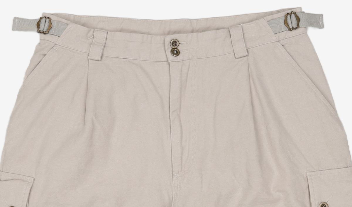 프리즘웍스(FRIZMWORKS) FRENCH ARMY BERMUDA PANTS _ LIGHT GRAY L