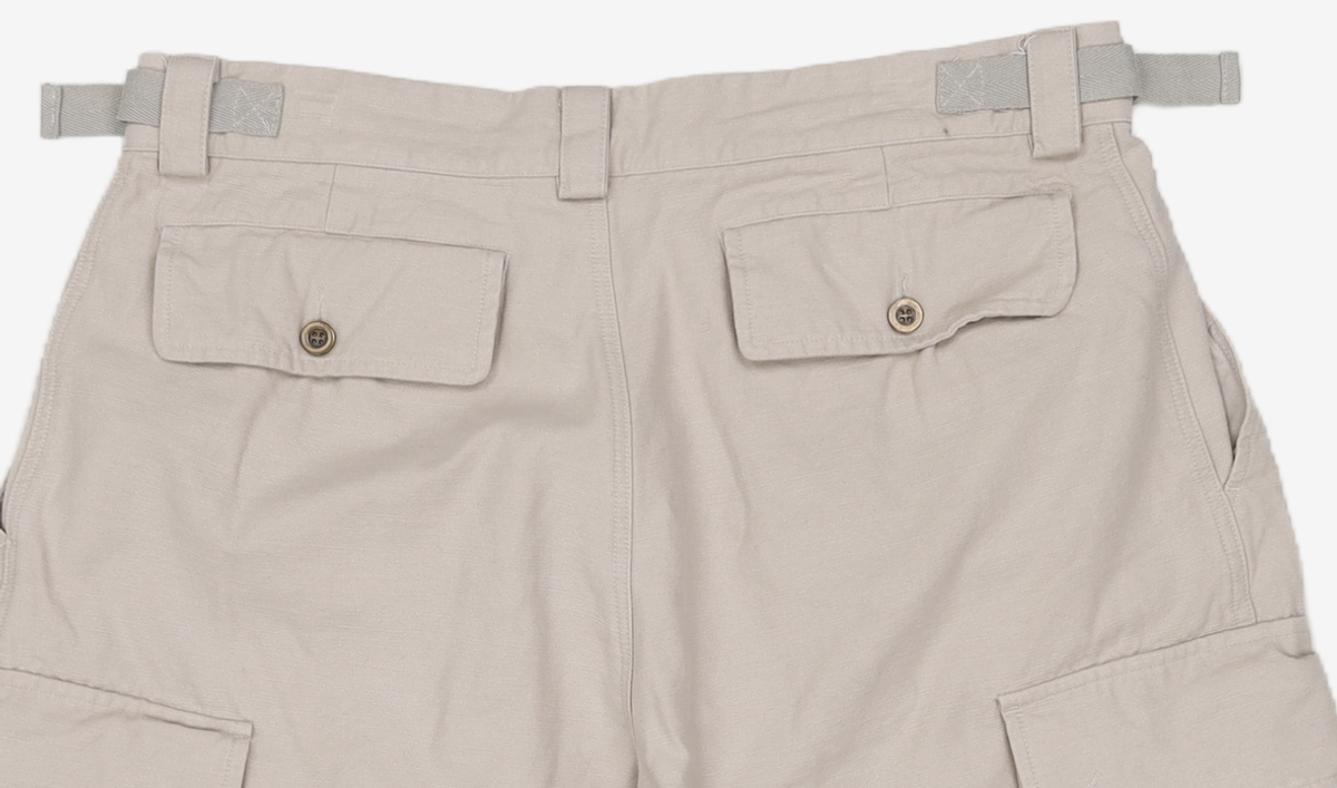 프리즘웍스(FRIZMWORKS) FRENCH ARMY BERMUDA PANTS _ LIGHT GRAY L