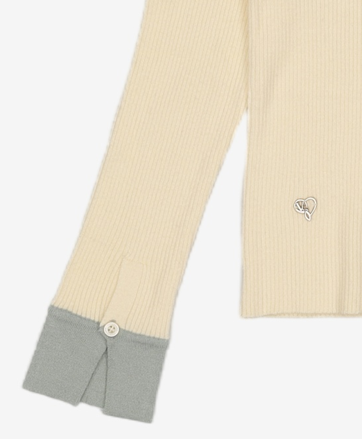 비바셔스(VIVACIOUS) Andy Square-neck Button Cardigan - 5COL XS