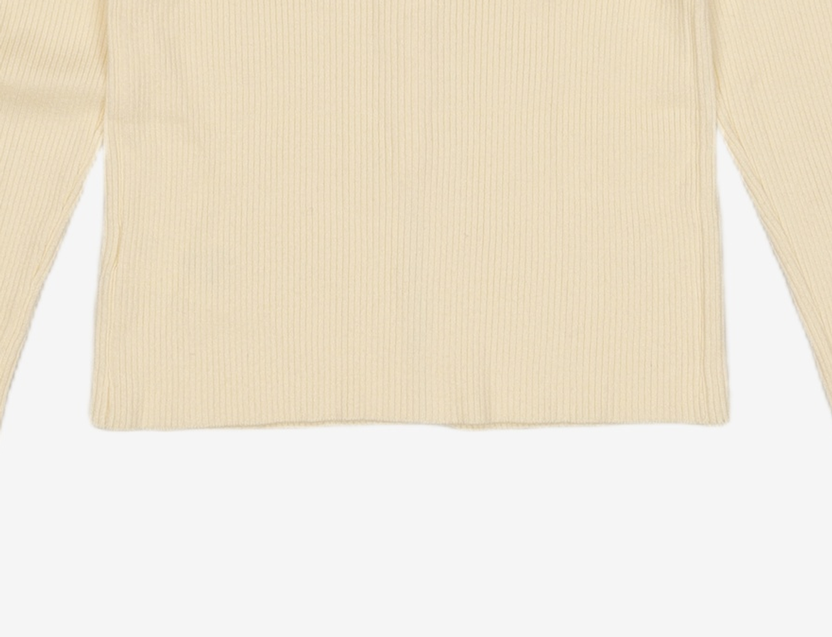 비바셔스(VIVACIOUS) Andy Square-neck Button Cardigan - 5COL XS