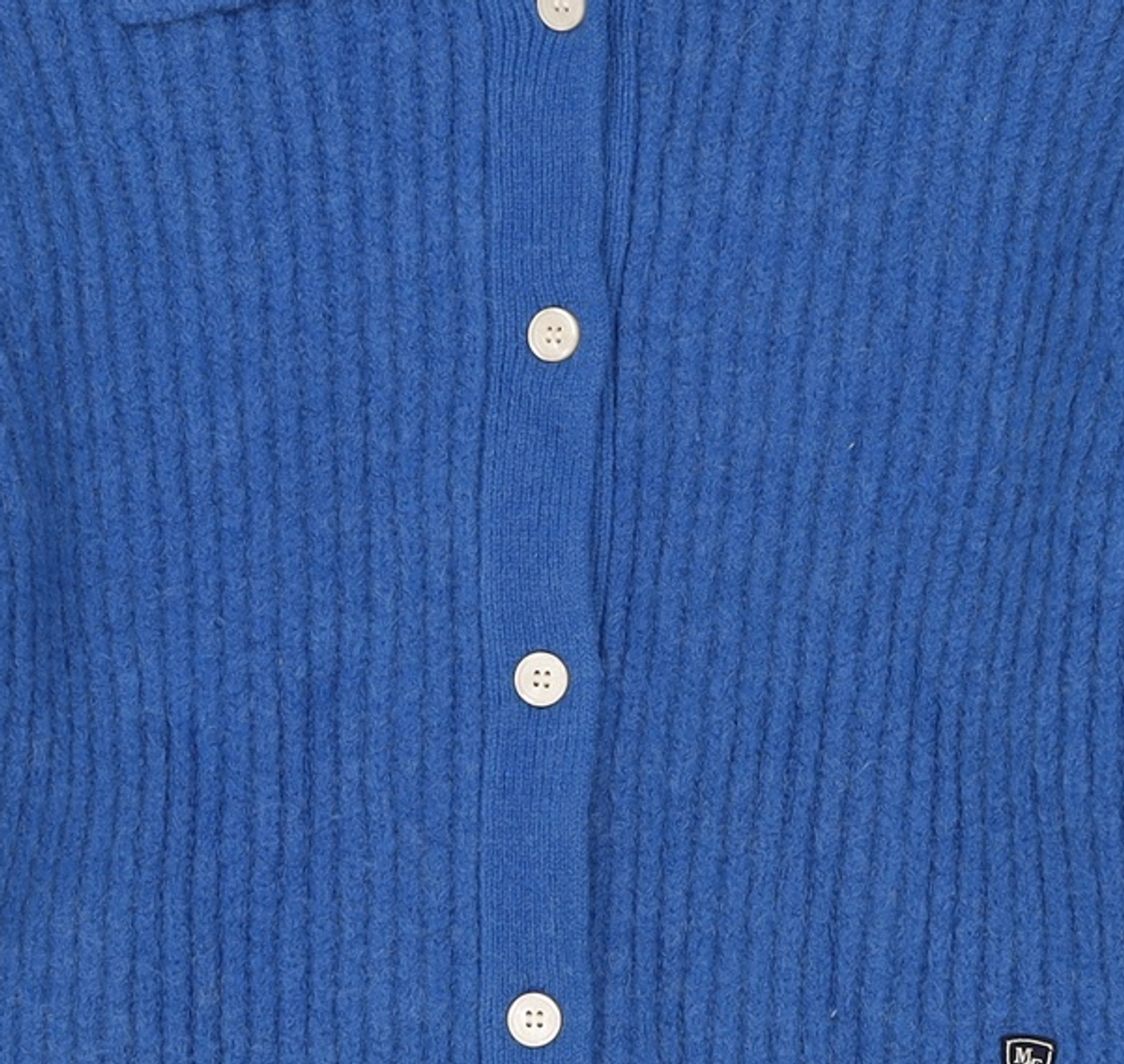 마리떼 프랑소와 저버(MARITHÉ + FRANҪOIS GIRBAUD) MOHAIR COLLAR CARDIGAN blue L