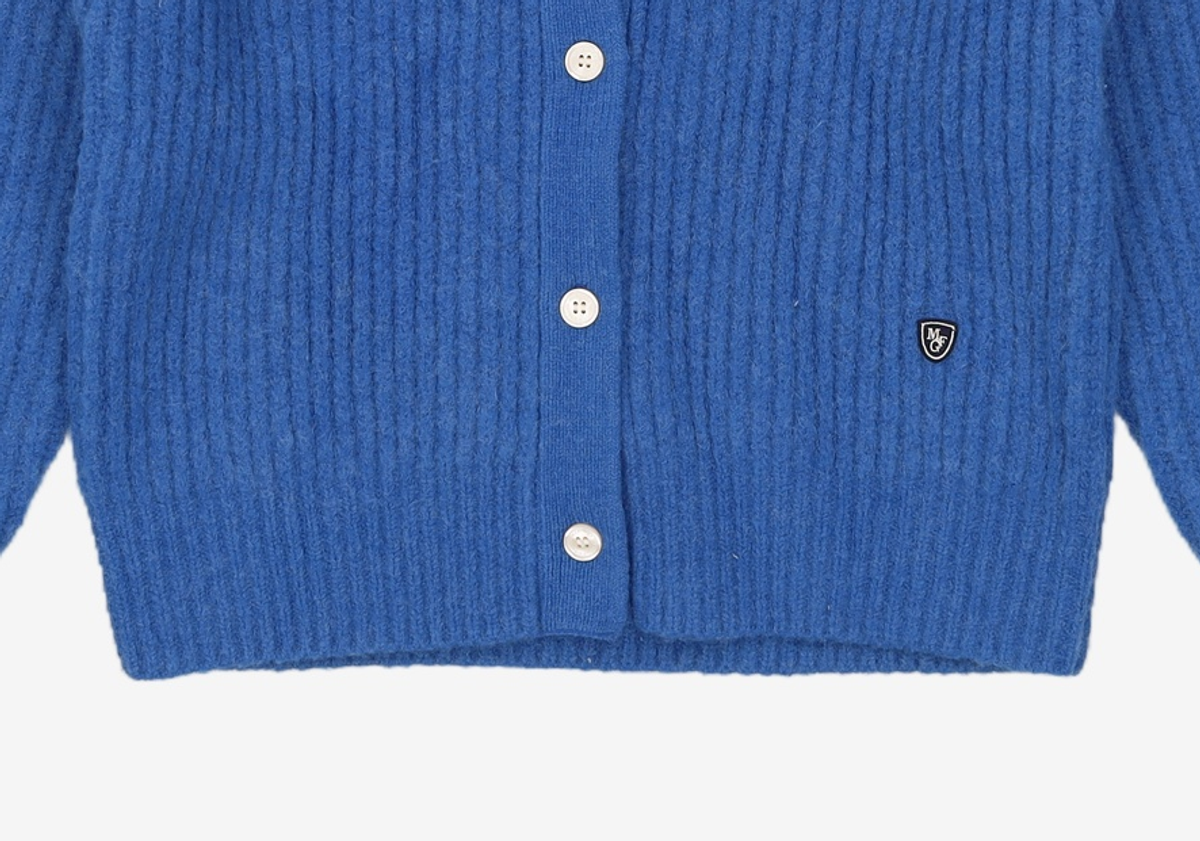 마리떼 프랑소와 저버(MARITHÉ + FRANҪOIS GIRBAUD) MOHAIR COLLAR CARDIGAN blue L