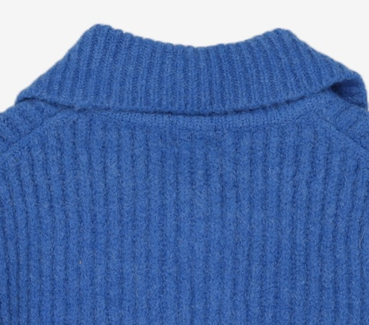 마리떼 프랑소와 저버(MARITHÉ + FRANҪOIS GIRBAUD) MOHAIR COLLAR CARDIGAN blue L