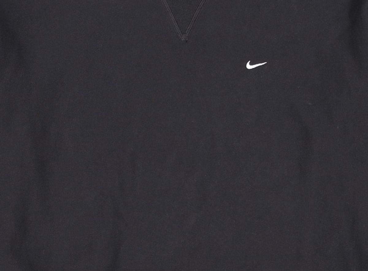 나이키(NIKE) 솔로 스우시 플리스 크루 M - 블랙:화이트 / HV1087-010 S