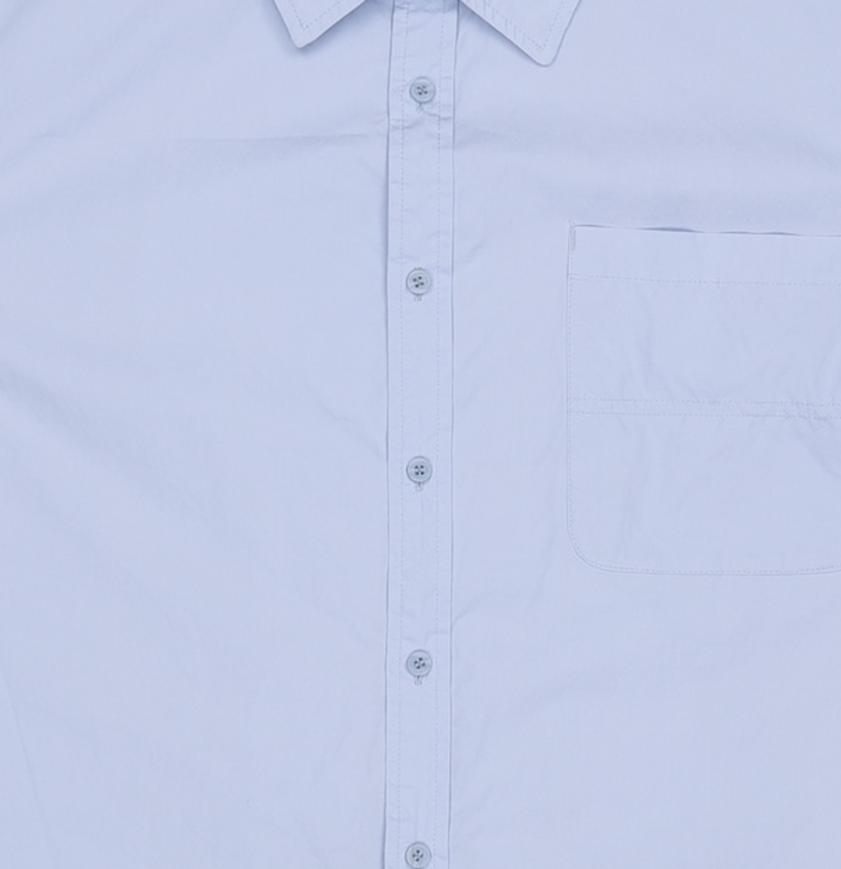 팀코믹스(TIMCOMIX) [OVER-SIZED] VAMOS POCKET SOLID SS SHIRT LIGHT BLUE S