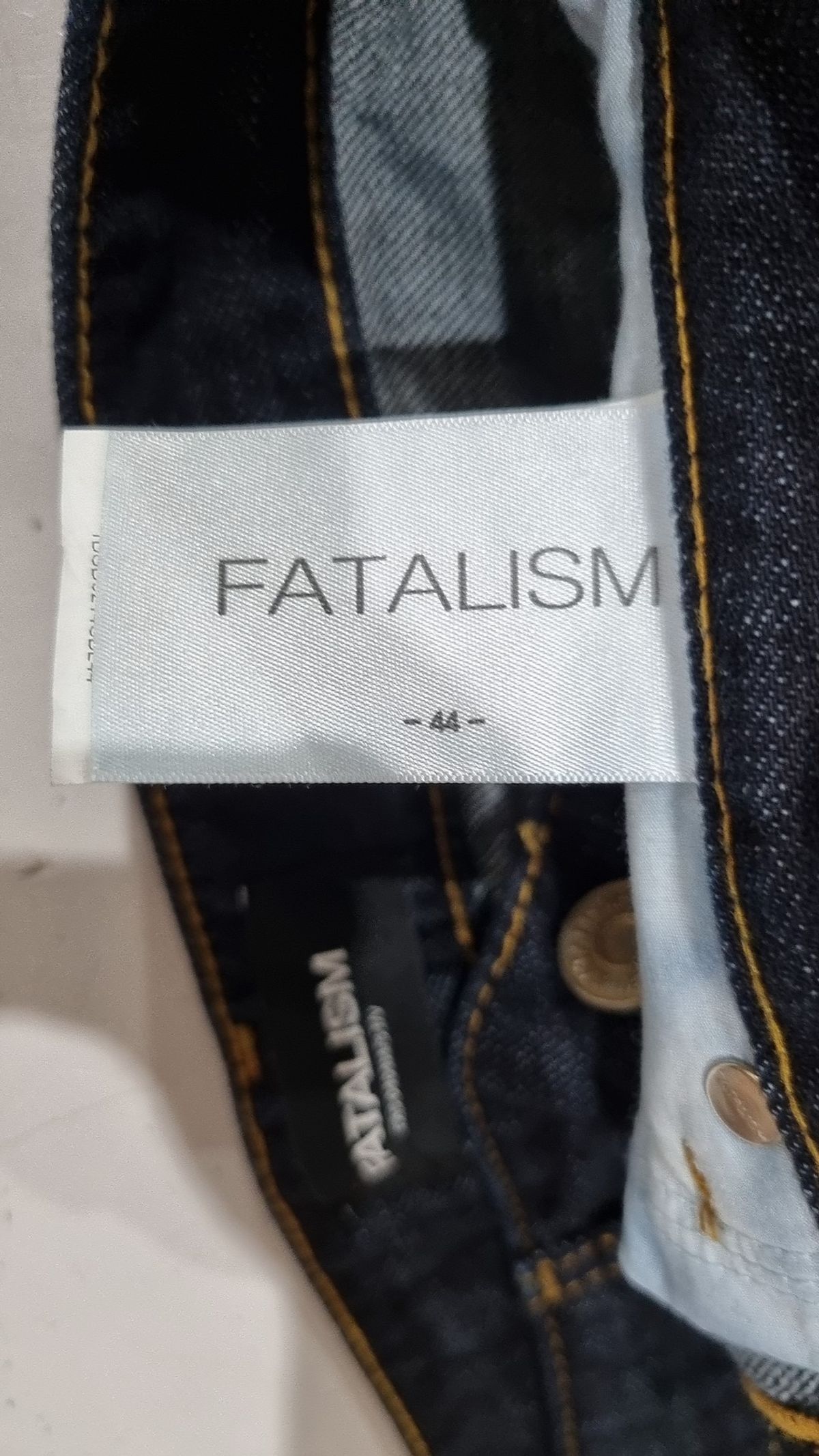 페이탈리즘(FATALISM) 청/데님 팬츠 44