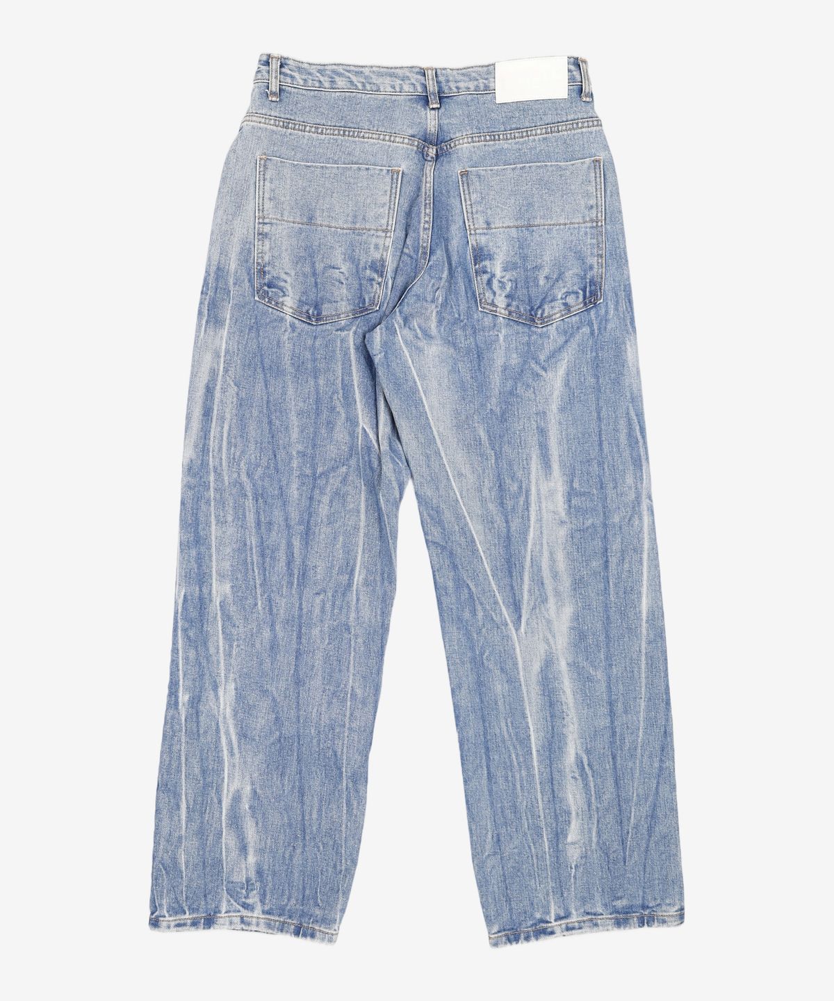 데케트(DECET) Mid Rise Wide Jeans DCPT027BlueCenter 32
