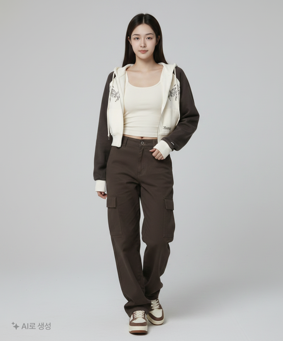 팬시클럽(FANCY CLUB) 후드 집업 XS