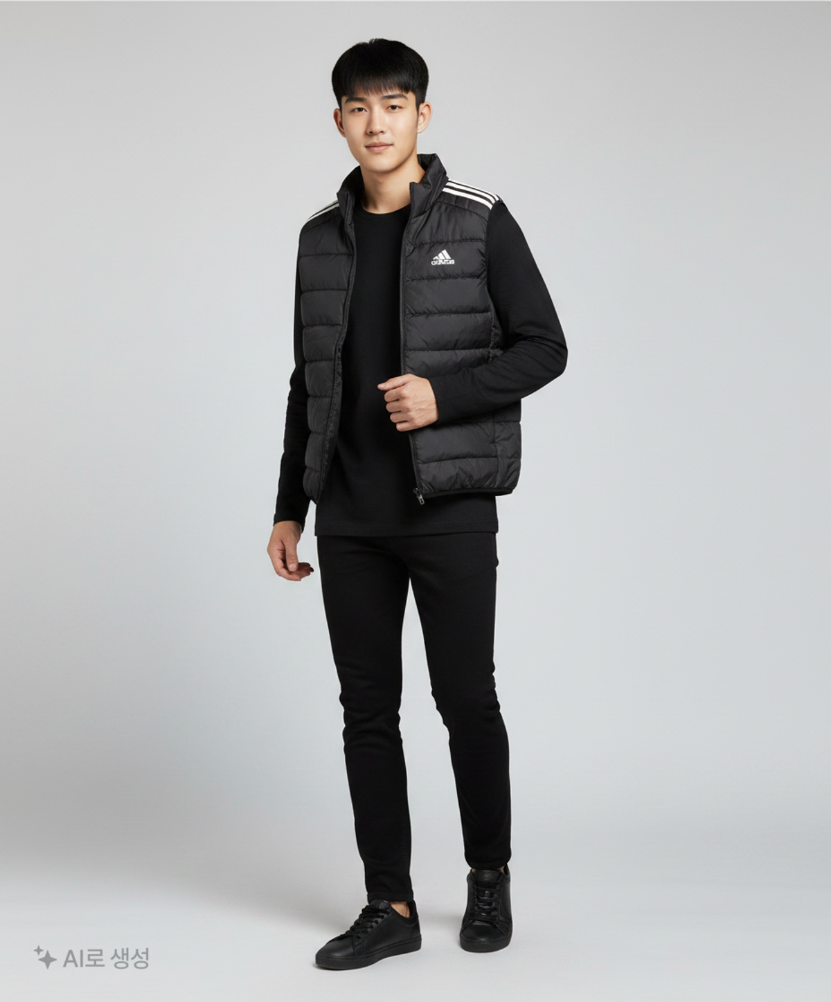 아디다스(ADIDAS) 에센셜 다운 베스트 GH4583 S