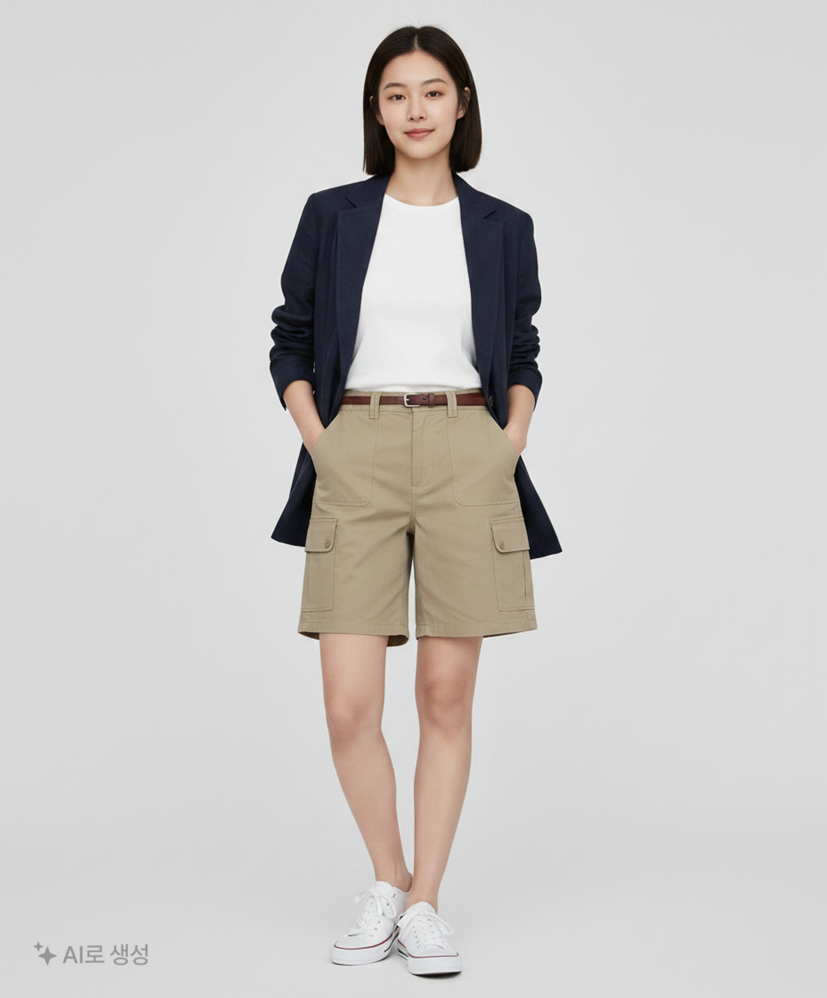 오디너리 홀리데이(ORDINARY HOLIDAY) CARGO WIDE BERMUDA PANTS [LIGHT KHAKI] OSS