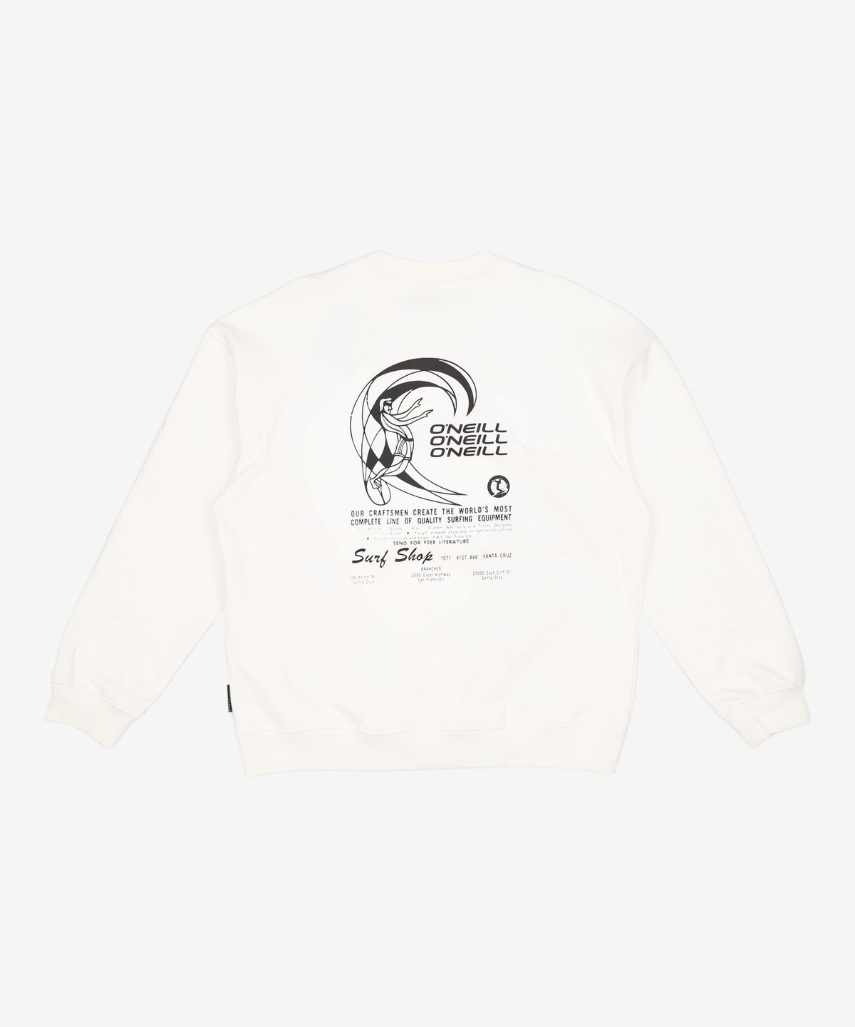 오닐(ONEILL) 몬트레이 리사이클 맨투맨 티셔츠 OUTRL1212-102 XL