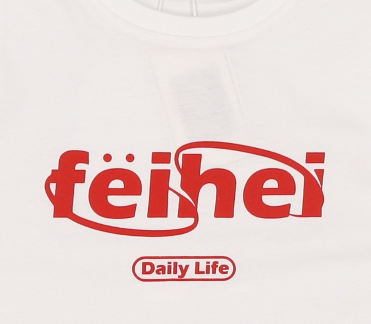 페이헤이(FEIHEI) FEIHEI LOGO CROP T-SHIRT WHITE S