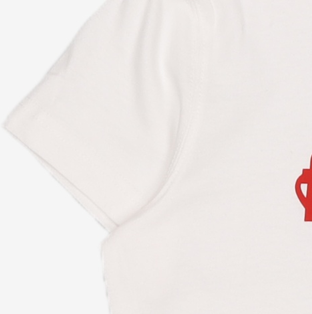 페이헤이(FEIHEI) FEIHEI LOGO CROP T-SHIRT WHITE S