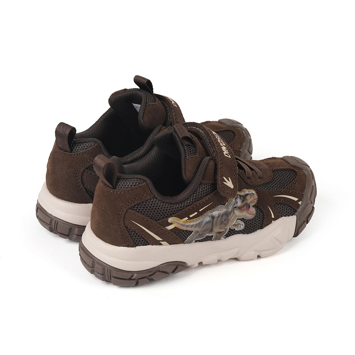 다이노솔즈(DINOSOLES) 티렉스 레인저 키즈 브라운