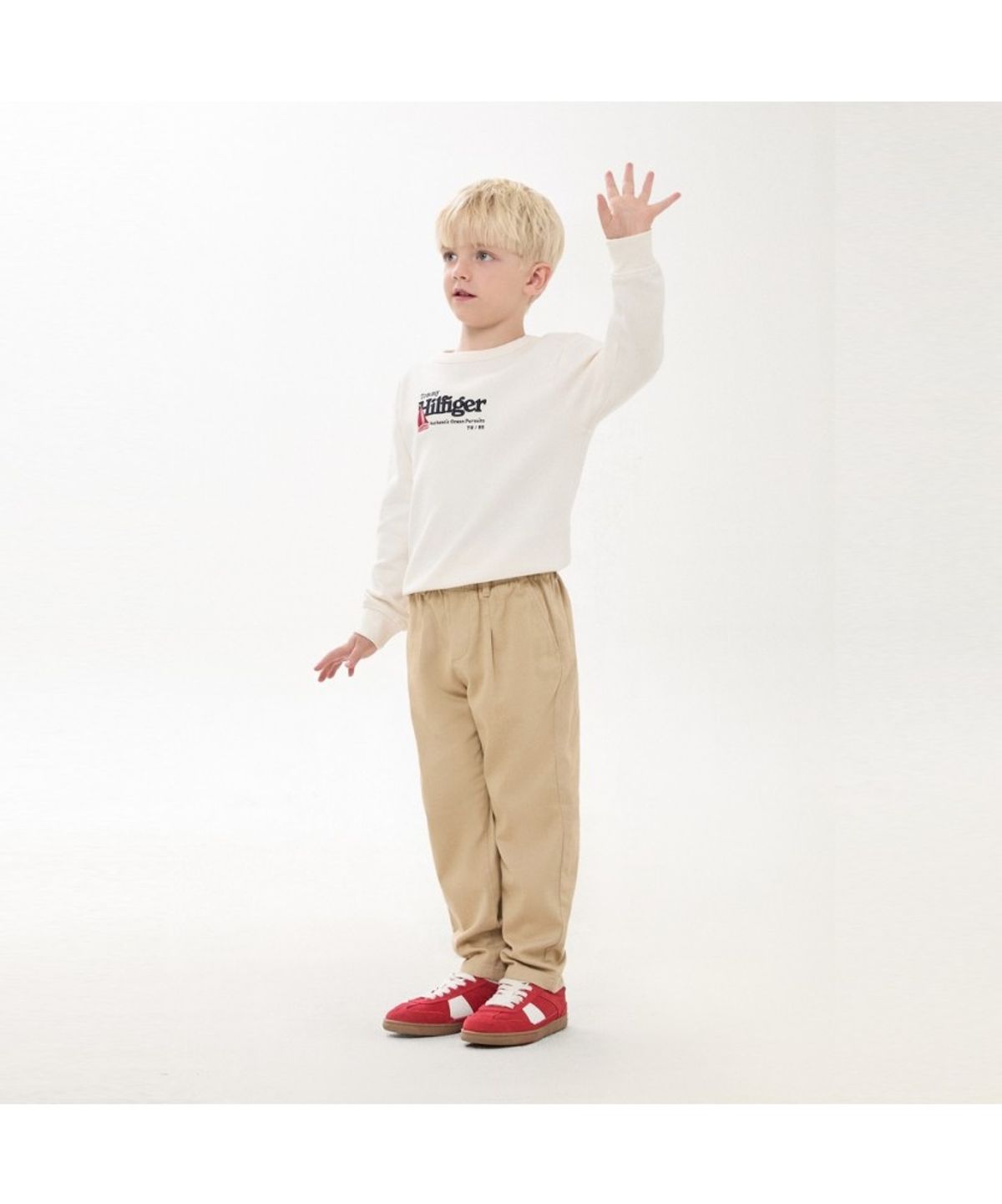 타미힐피거 키즈(TOMMY HILFIGER KIDS) 에센셜 밴딩 치노 팬츠