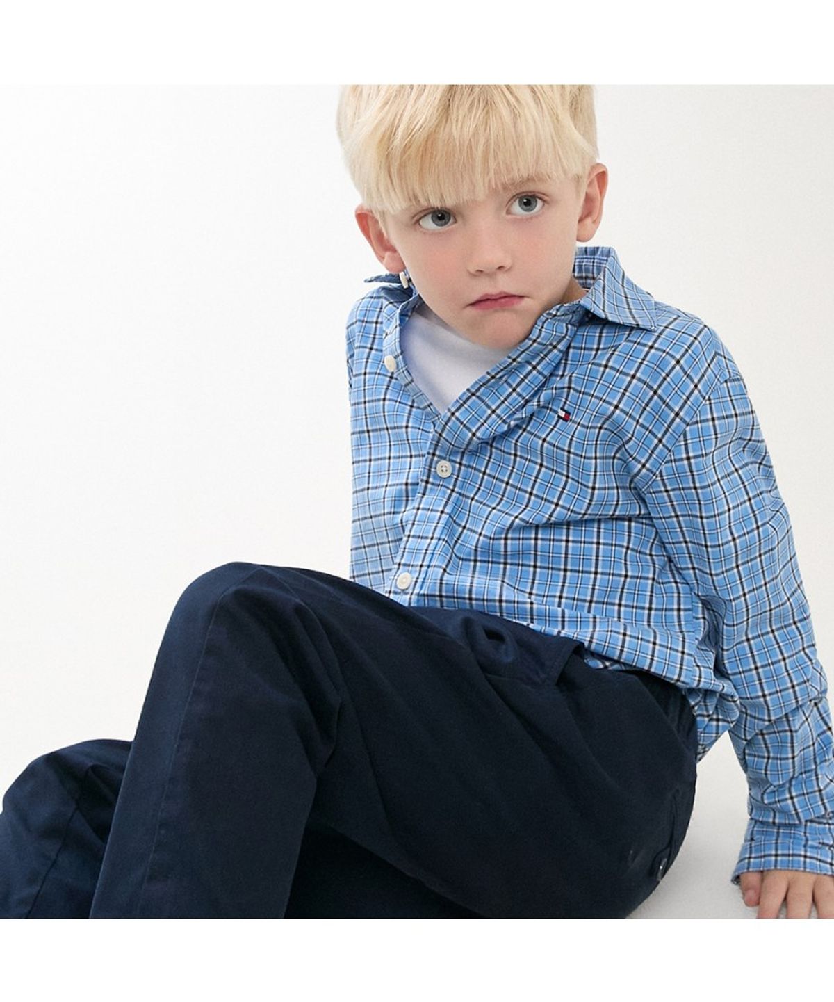 타미힐피거 키즈(TOMMY HILFIGER KIDS) 에센셜 밴딩 치노 팬츠