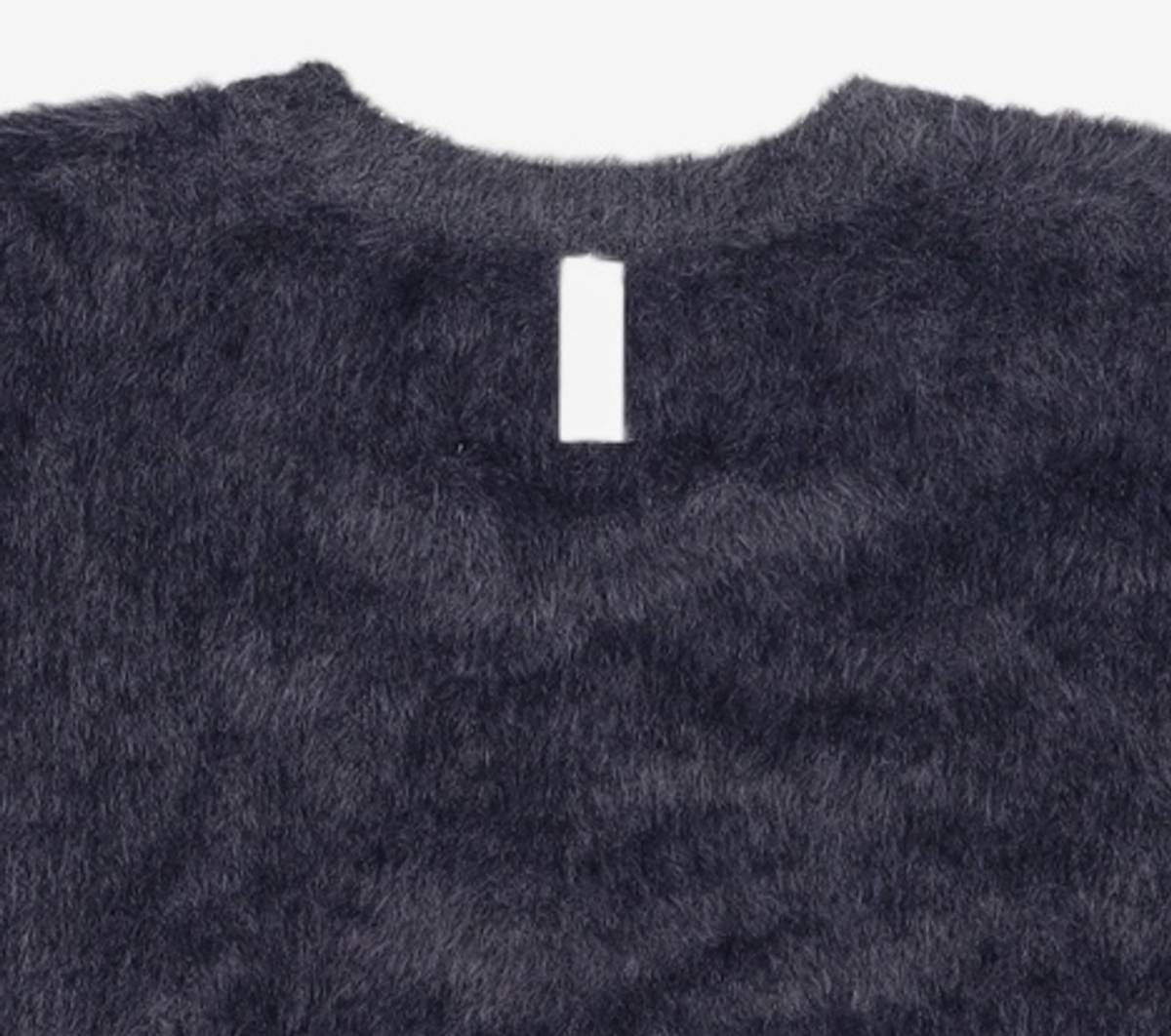 노매뉴얼(NOMANUAL) CROPPED HAIRY KNIT - DUSK 95