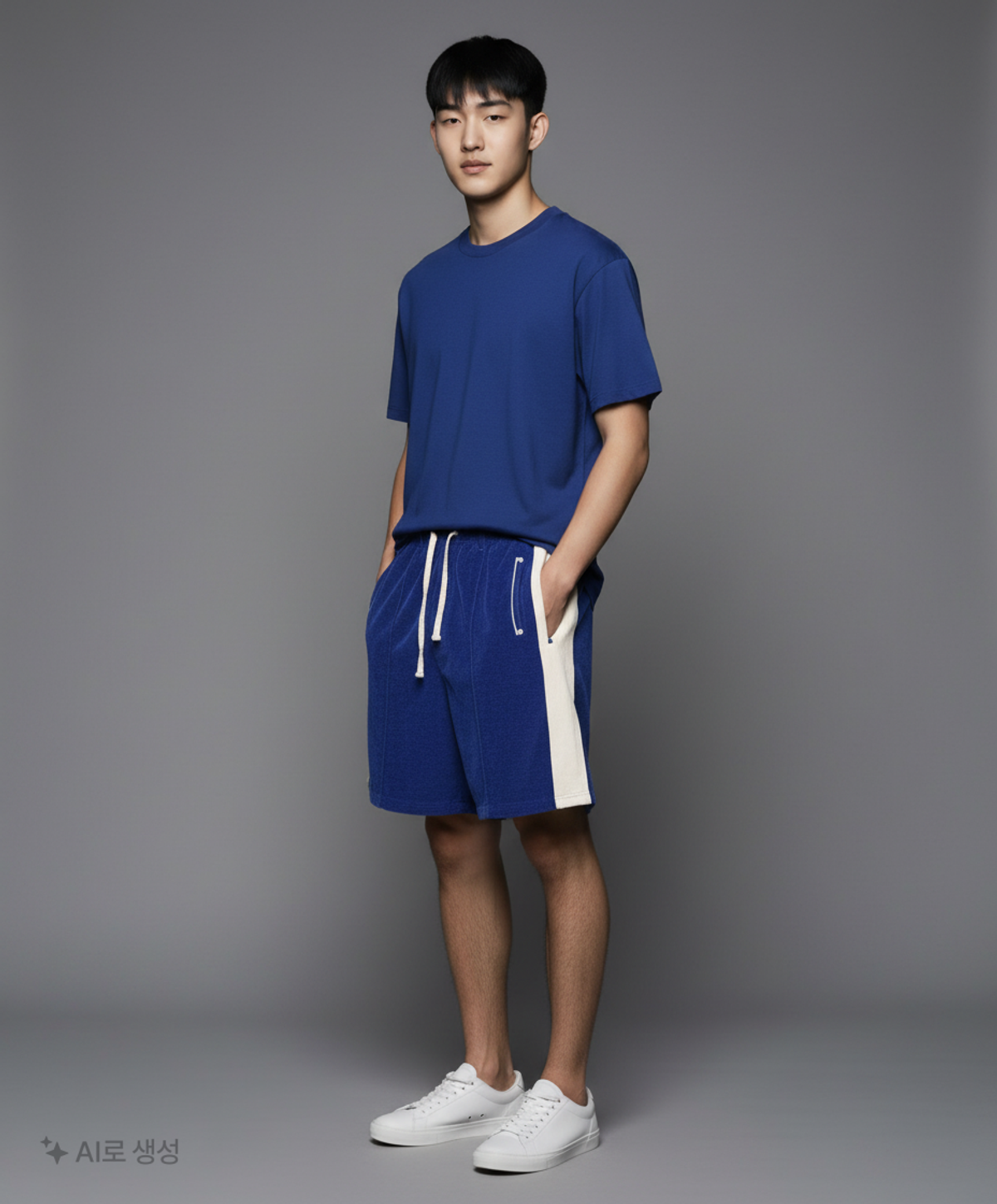 세터(SATUR) 하젠 벨루어 버뮤다 팬츠 리조트 블루 M
