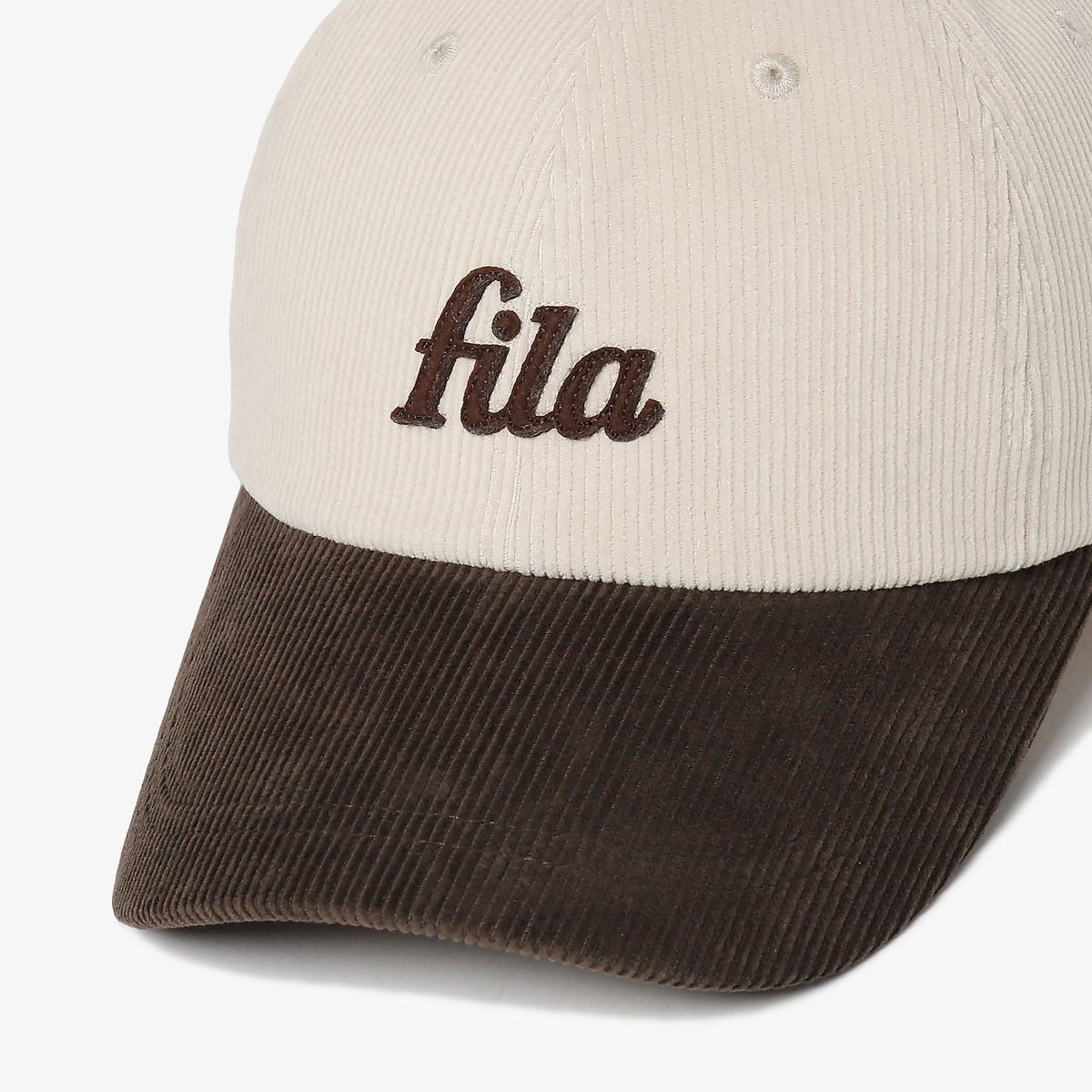 휠라(FILA) 코듀로이 소문자 로고 볼캡(FS264CP01X004150)