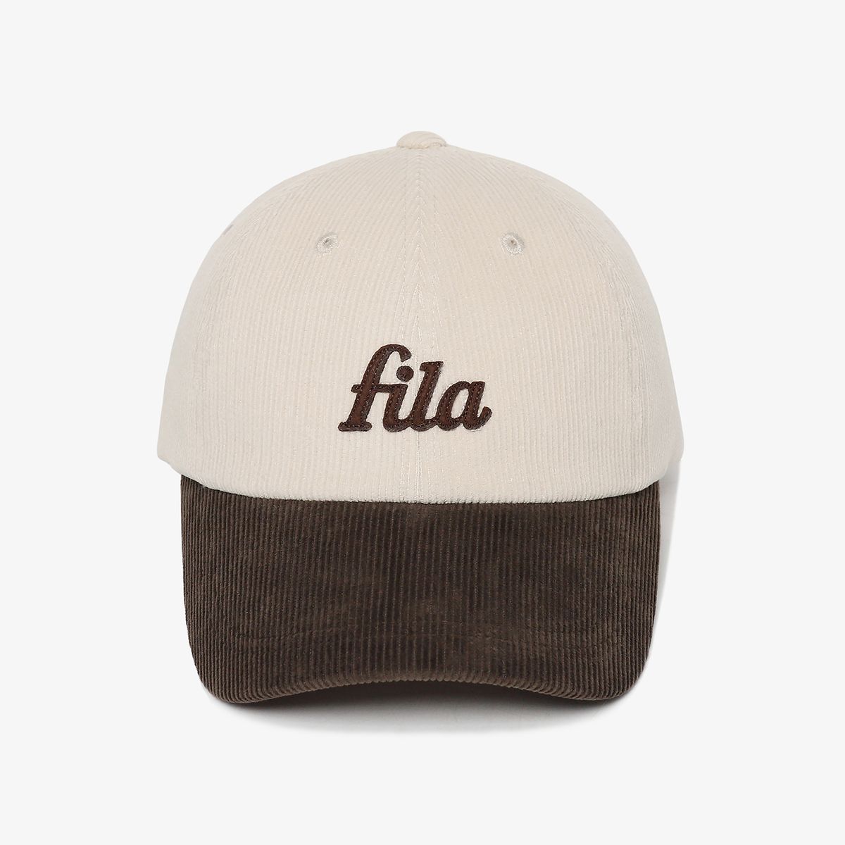휠라(FILA) 코듀로이 소문자 로고 볼캡(FS264CP01X004150)