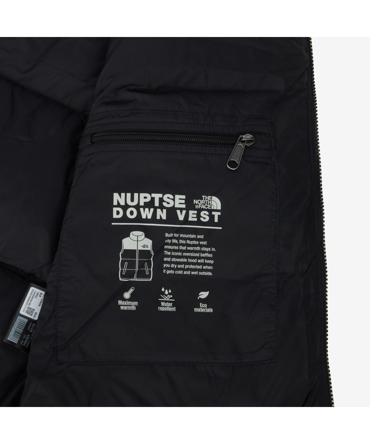 노스페이스(THE NORTH FACE) NV1DS65A 남성 1996 레트로 눕시 베스트 BLACK
