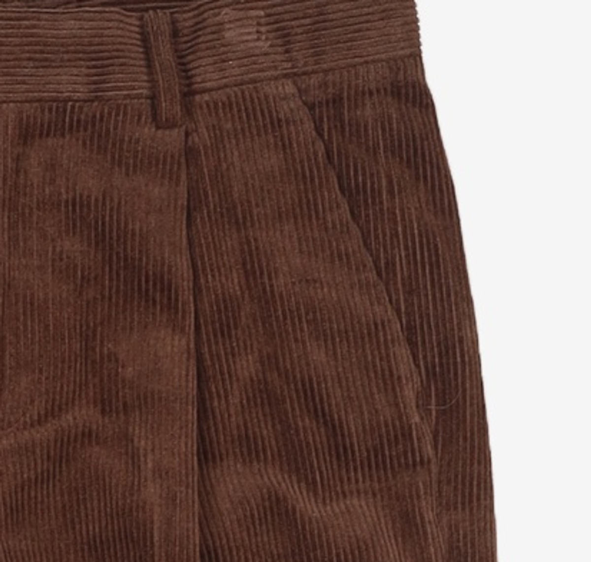 티엔지티(TNGT) Corduroy Semi Wide Pants (Brown) TNPA5F107W2 78