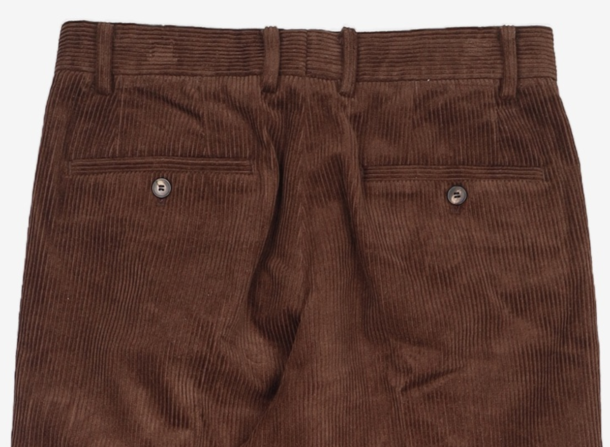 티엔지티(TNGT) Corduroy Semi Wide Pants (Brown) TNPA5F107W2 78